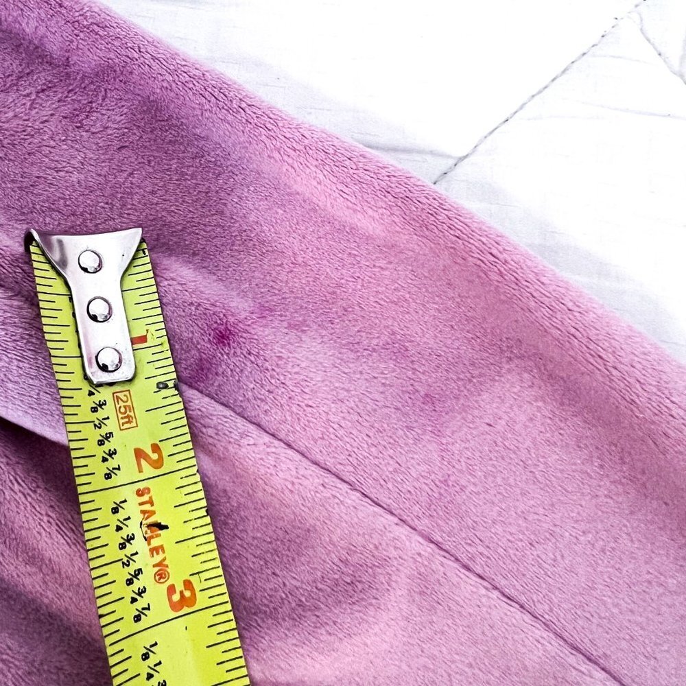 Softies Velour Pullover Cowl neck with Pockets Blush Pink Small - Picture 9 of 9